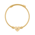 Gravierbares Herz-Armband aus Edelstahl